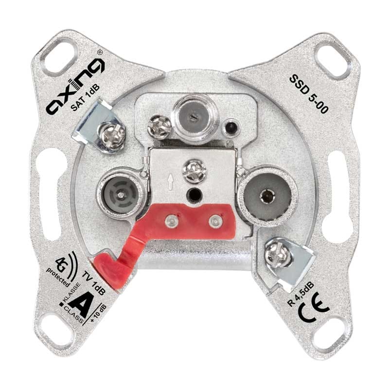 EURO UNITECH ELEKT - UEKSSD5-00 PRESA TRIPLA TV/SAT/FM, TERMINALE