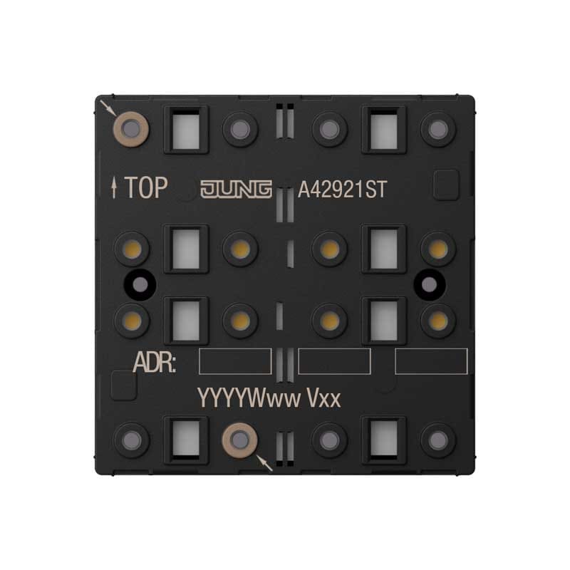 EURO UNITECH ELEKT - UEKA42921ST Modulo per sensore a tasti KNX con acc.