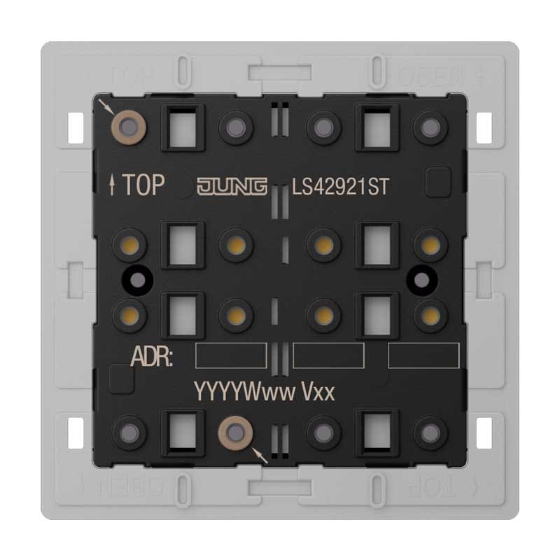 EURO UNITECH ELEKT - UEKLS42921ST MODULO PER SENSORE A TASTI KNX CON ACC.
