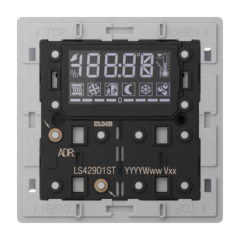 EURO UNITECH ELEKT - UEKLS429D1ST CONTROLLER AMBIENTALE KNX COMPATTO, CON