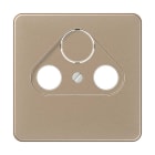 EURO UNITECH ELEKT - UEKCD561SATGB MASCHERINA PER PRESE TV-SAT, BRONZO DORA