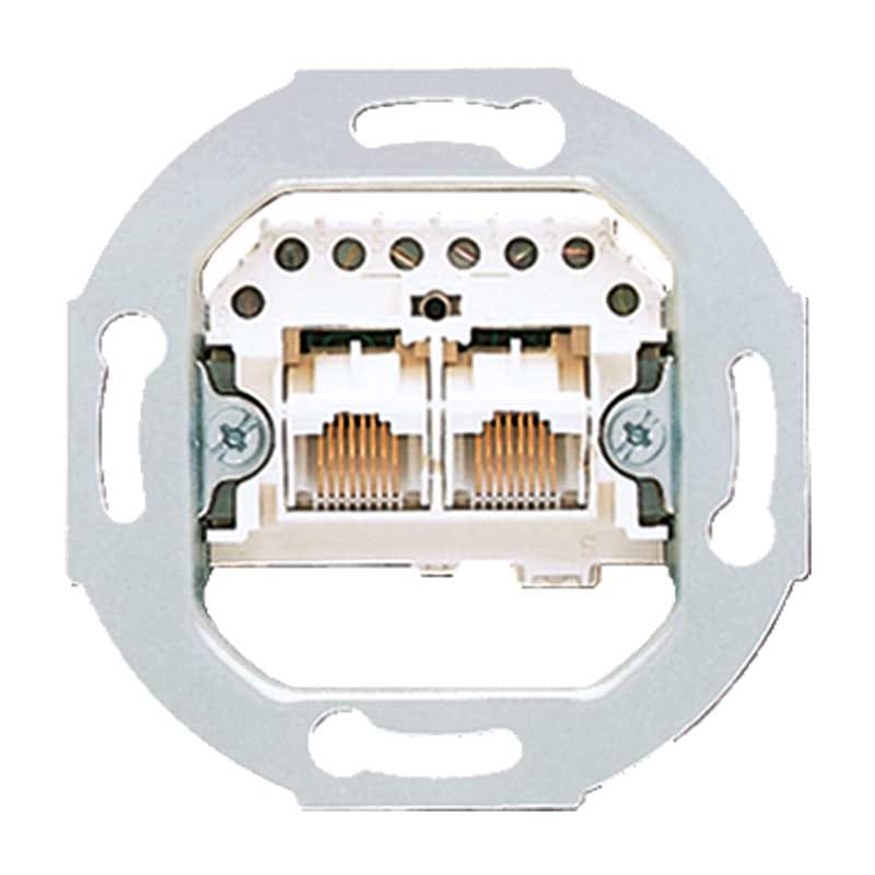 EURO UNITECH ELEKT - UEKUAE2X8UPO PRESA TELEFONICA DOPPIA, 2X8P