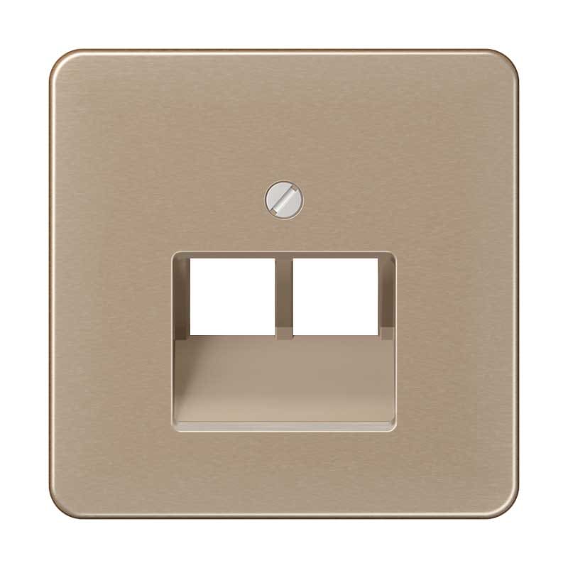 EURO UNITECH ELEKT - UEKCD569-2UAGB MASCHERINA PER PRESA TELEFONICA E PRESA