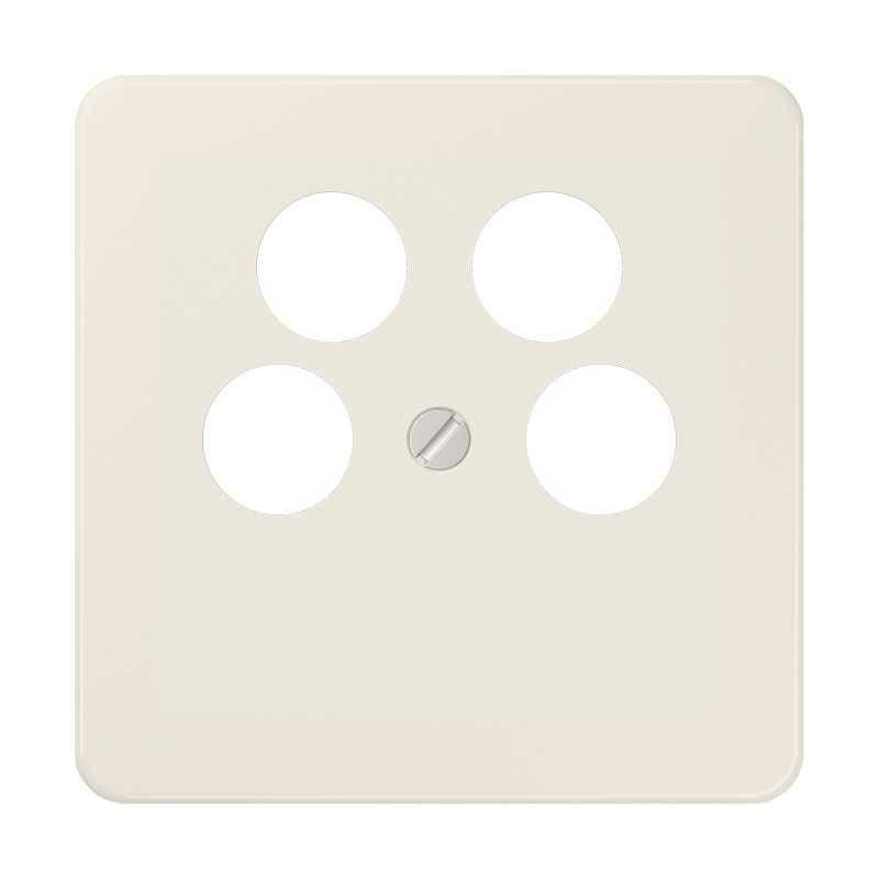 EURO UNITECH ELEKT - UEK561-4SAT2 MASCHERINA PER 4 PRESE TV-SAT