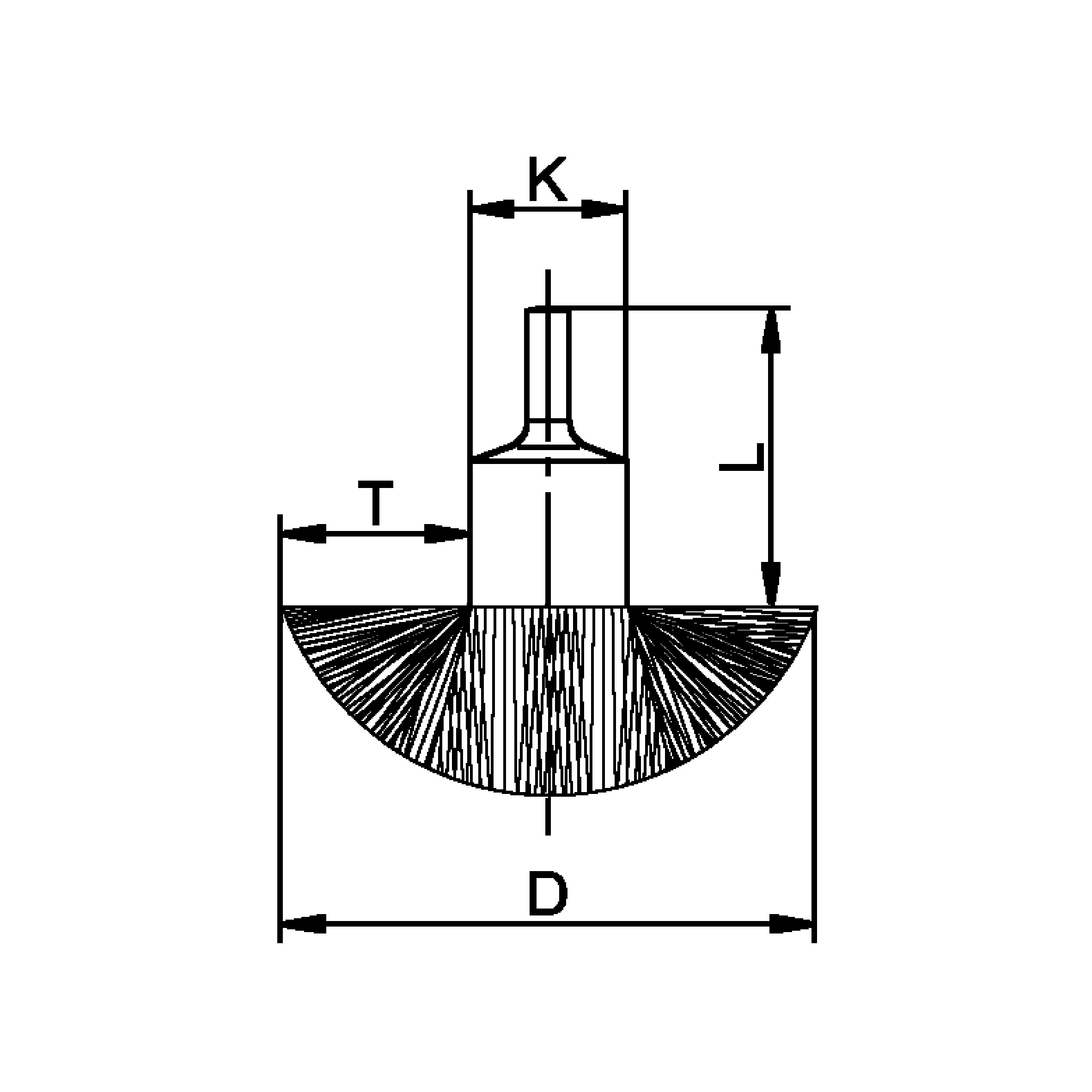 ABC TOOLS SPA - ABCD40130050 SPAZZOLE D 4013X50