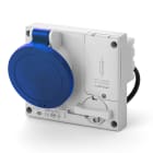 SCAME PARRE SPA - SCA401.1675 PRESA INC.OMNIA C/FUS.3P+N 16A 9H IP44