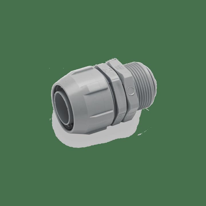 COSMEC - CSM6188-2521B RACCORDO PVC M. PG21 T.FLESS.25 GRIGIO70
