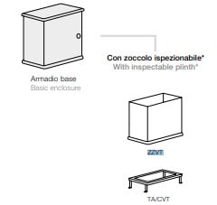 CONCHIGLIA - CON073500910 CVT/0-WLP ARMADIETTO VETRORES.