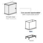 CONCHIGLIA - CON073500910 CVT/0-WLP ARMADIETTO VETRORES.