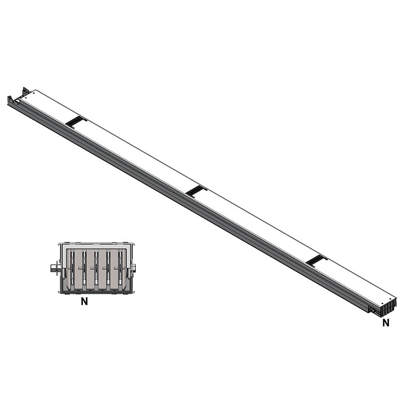 DKC POWER SOLUTIONS - HRCDTA40ESP02AA EL. DISTRIB. STD 3000MM 2 LATI 3 DERIV.