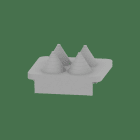 DKC-RAMBLOCK - RMBRAMP04 MEMBRANA CON 4 INGRESSI (20 PZ)