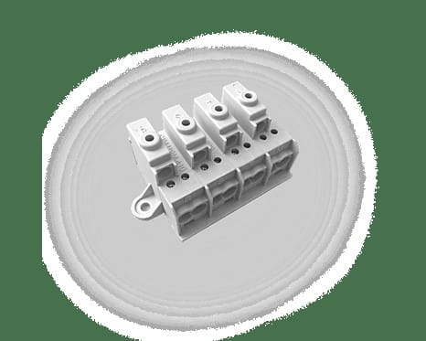 CONCHIGLIA - CON011234101 MPM/410 MORSETTIERA MULTIPLA 4X10MMQ