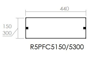 DKC-RAMBLOCK - RMBR5PFC5150 PORTA DISTRIBUZIONE 500X150 CIECA