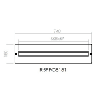 DKC-RAMBLOCK - RMBR5PFC8181 PORTA DISTRIBUZIONE 800X180 DIN 36 MODUL