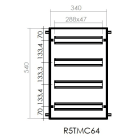 DKC-RAMBLOCK - RMBR5TMC64 TELAIO 16 MODULI X 4
