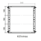 DKC-RAMBLOCK - RMBR5TMN66 TELAIO MODULARE 600X600