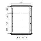 DKC-RAMBLOCK - RMBR5TMN75 TELAIO MODULARE 700X500
