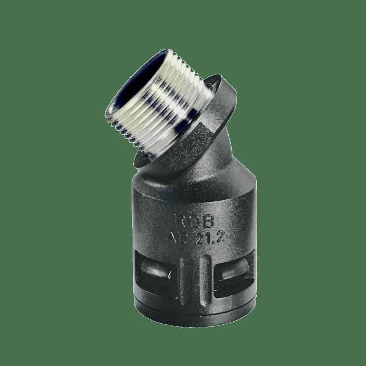 COSMEC - CSM5028-0712NM RAC.45 M12 AD10 NERO IP68 I.MET.