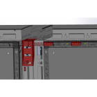 DKC-RAMBLOCK - RMBRZBS04 BOCCOLE UNIONE ASTE CON STAFFA DI SOSTEG