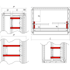 DKC-RAMBLOCK - RMBRZSOE195 SUPPORTI ORIZZ.PROF.195 (2PZ.)