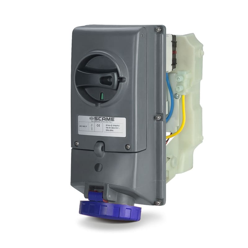 SCAME PARRE SPA - SCA402.1683-F PRESA INTERBL. 2P+T IP66/IP67 16A 6H