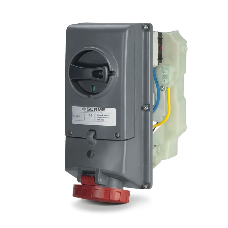 SCAME PARRE SPA - SCA402.1679-F PRESA INTERBL. 3P+N+T IP66/IP67 16A 4H