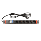 TELEVES ITALIA SRL - TVV533002 MULTIPRESA 6XSCHUKO 16A RACK19 INTERRU