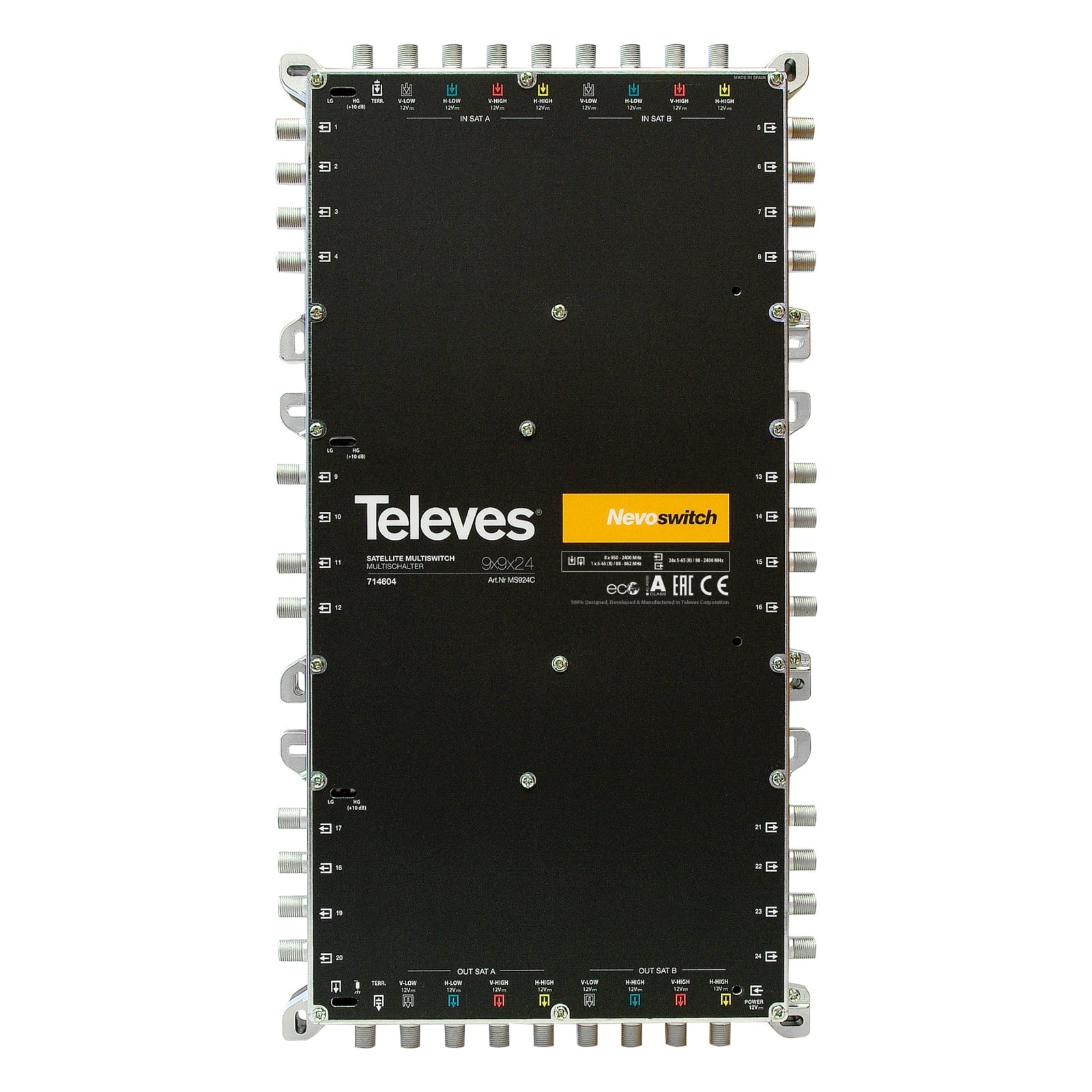 TELEVES ITALIA SRL - TVV714604 NEVOSWITCH 9X9X24 F TERMINALE/CASCATA