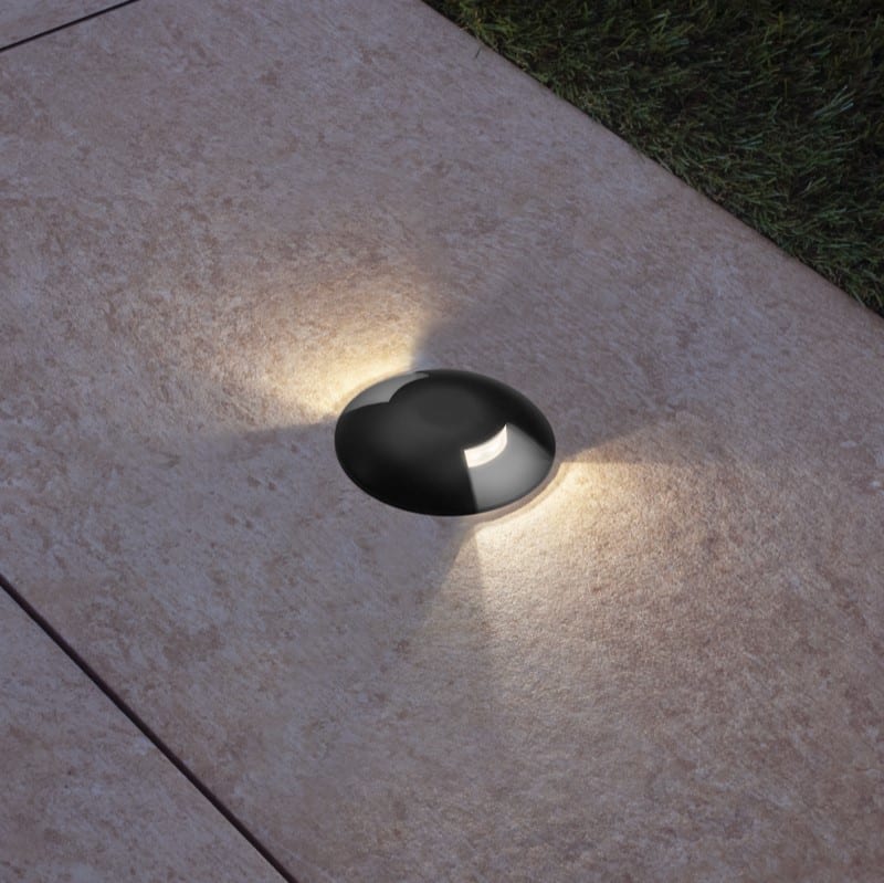 CENTURY ITALIA SRL - CUYARGOC-2NE CALPESTABILE LED ARGO COVER 2 LUCI NERO