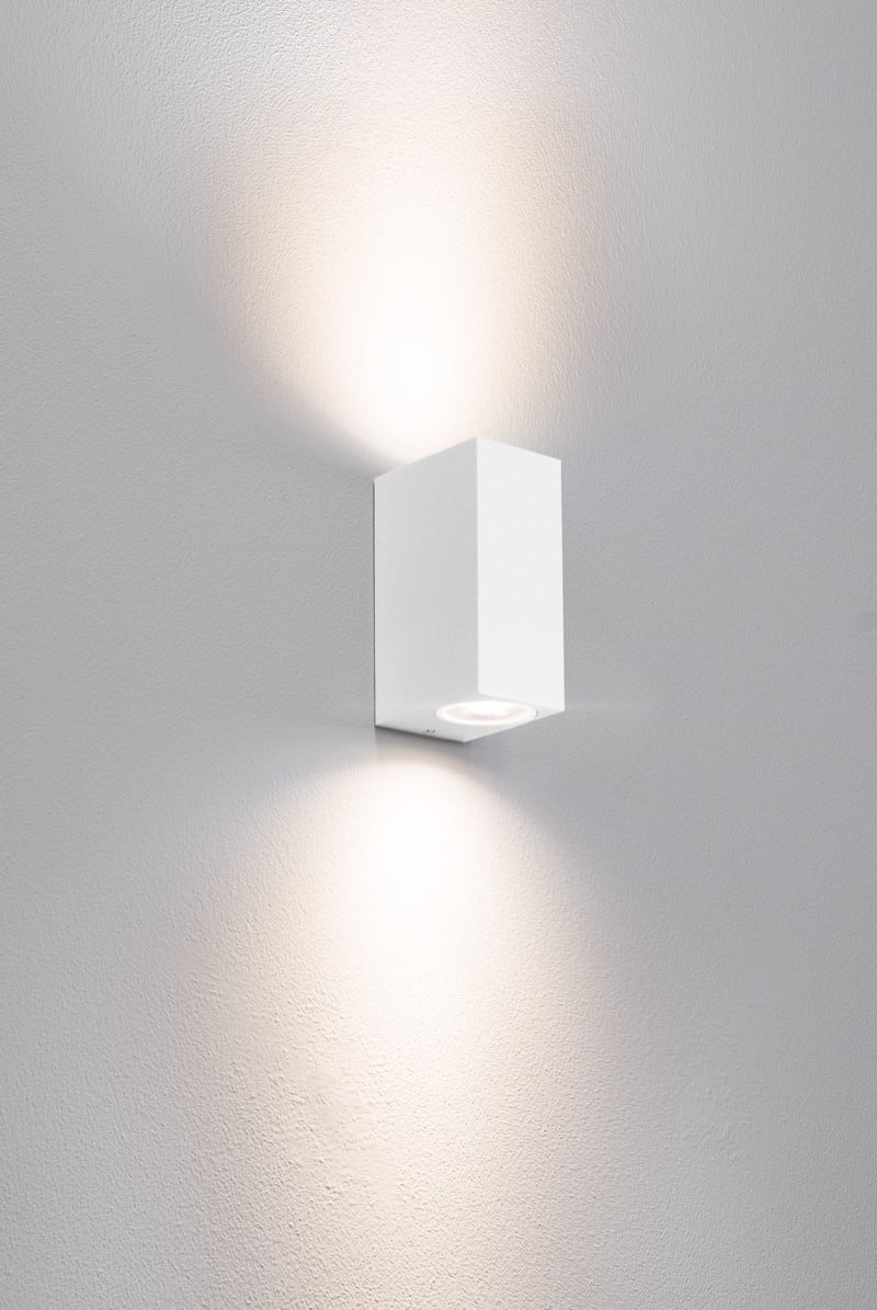 CENTURY ITALIA SRL - CUYAXO-2GU10SB APPLIQUE LED AXO QUADRATA BIDIREZ. BIAN