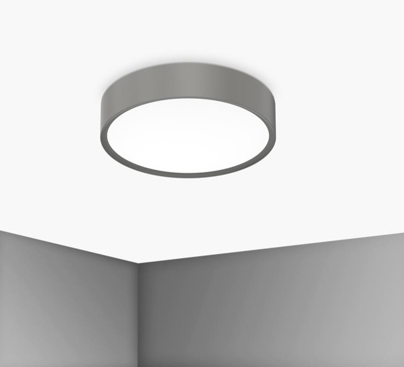 CENTURY ITALIA SRL - CUYBCL-1730GR PLAF. BLANCA LUXE 300MM GRIGIO
