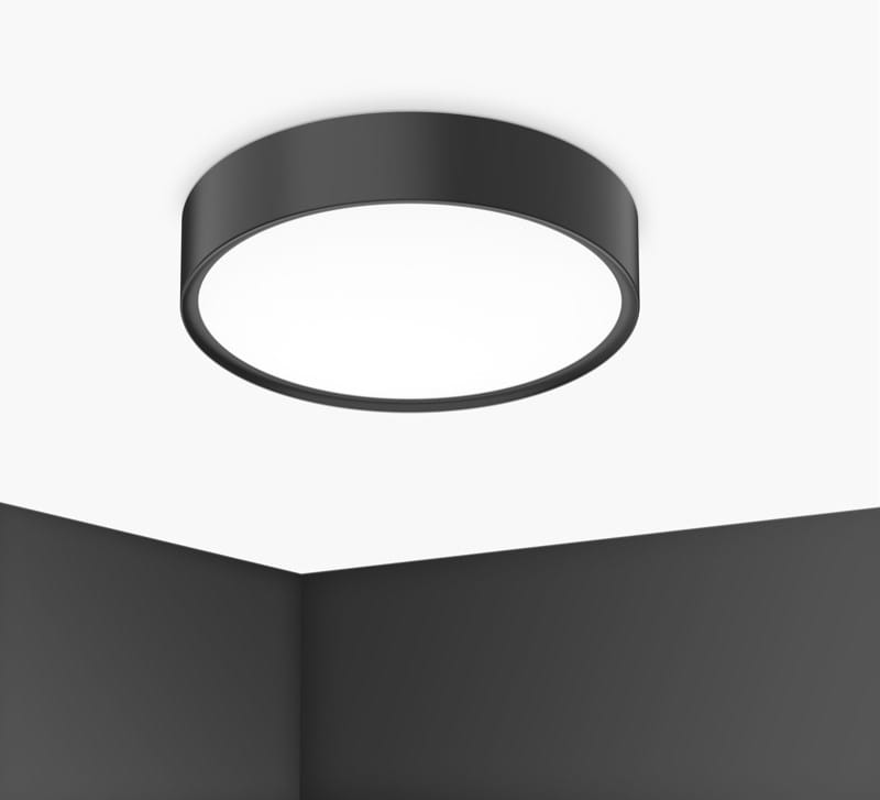 CENTURY ITALIA SRL - CUYBCL-2440NE PLAF. BLANCA LUXE 400MM NERO