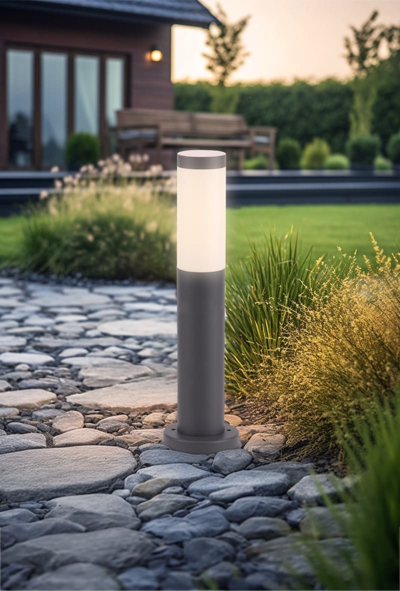 CENTURY ITALIA SRL - CUYBMB-4527AN PALETTO LED BAMBOO 450MM ANTRACITE