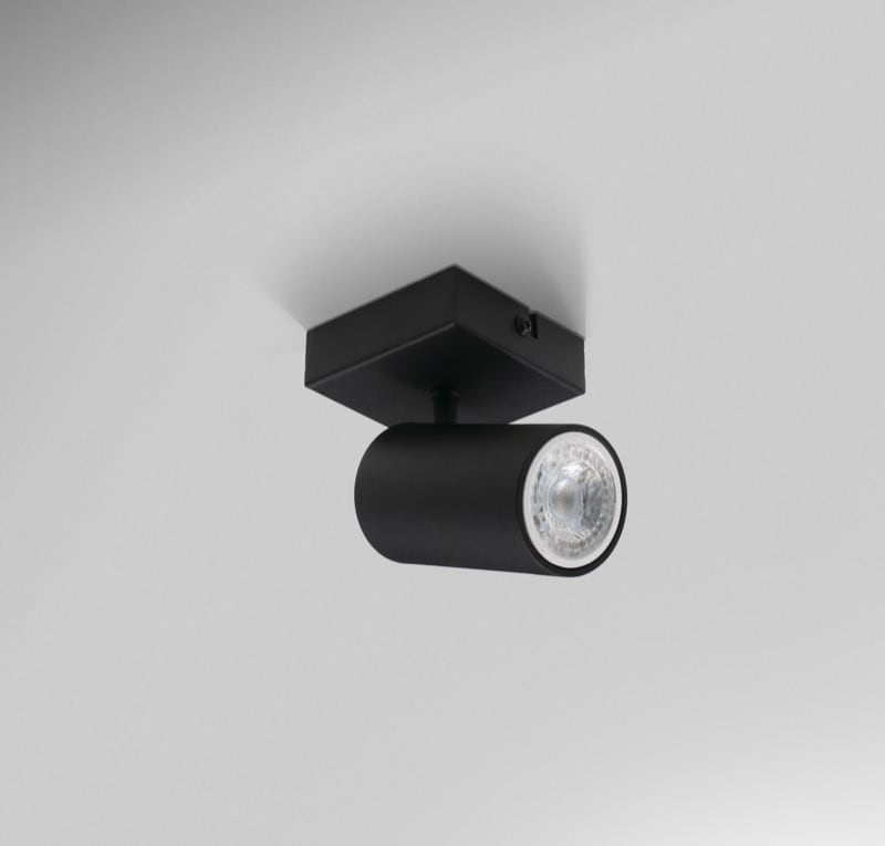 CENTURY ITALIA SRL - CUYENSN-GU10 FARETTO SOFFITTO ENFASI SQUARE NERO