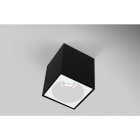 CENTURY ITALIA SRL - CUYESQNB96-GU10 PLAFONIERA LED ESSENZA QUBE NERA/BIANCA