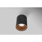 CENTURY ITALIA SRL - CUYESRNG96-GU10 PLAFONIERA LED ESSENZA ROUND NERA/GOLD