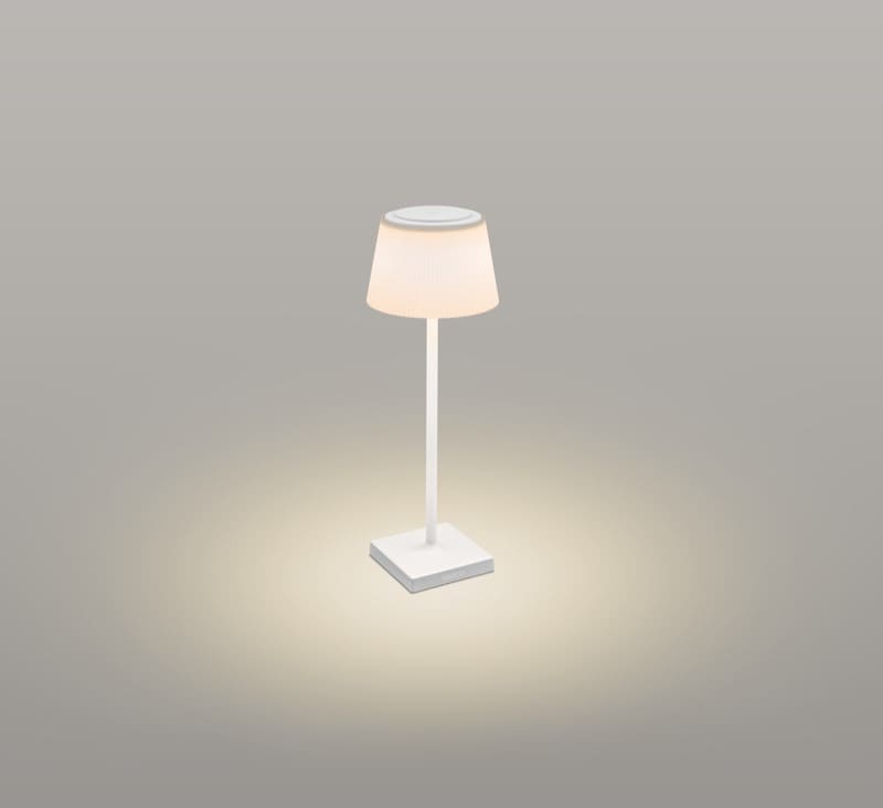 CENTURY ITALIA SRL - CUYMRGBI-043830 LAMP. DA TAVOLO MARGO RICAR. BIANCO