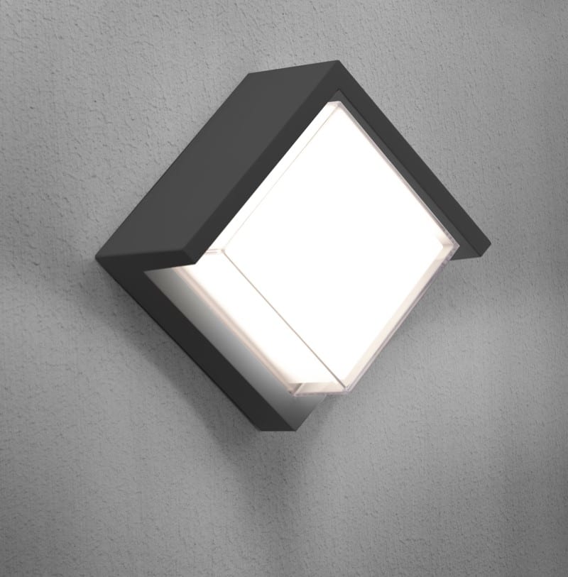 CENTURY ITALIA SRL - CUYPACGR-101640 PLAFONIERA LED PURA CUBE ANTRACITE