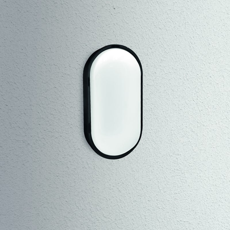 CENTURY ITALIA SRL - CUYSMON-242740 PLAFONIERA LED SIMPLY OVALE NERA