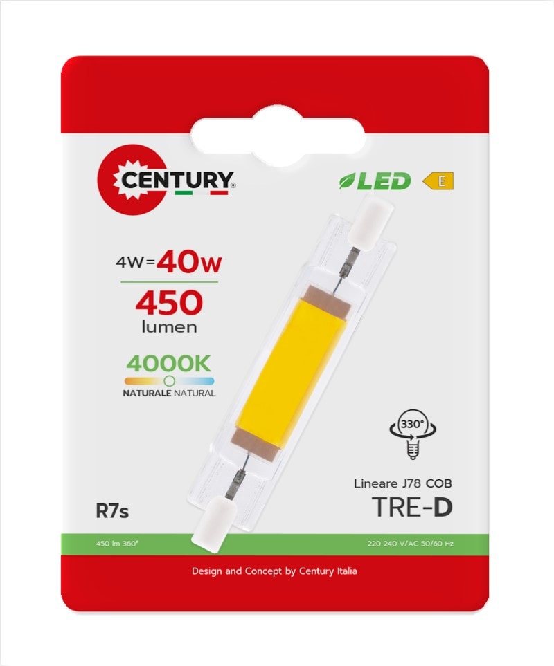 CENTURY ITALIA SRL - CUYTRCOB-047840BL LAMP. LED TRE-D COB