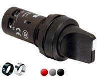 ABB SPA - ABBER 361 6 C2SS2-30R-01 SEL. 2 POS.ROSSO GH.MET.1NC