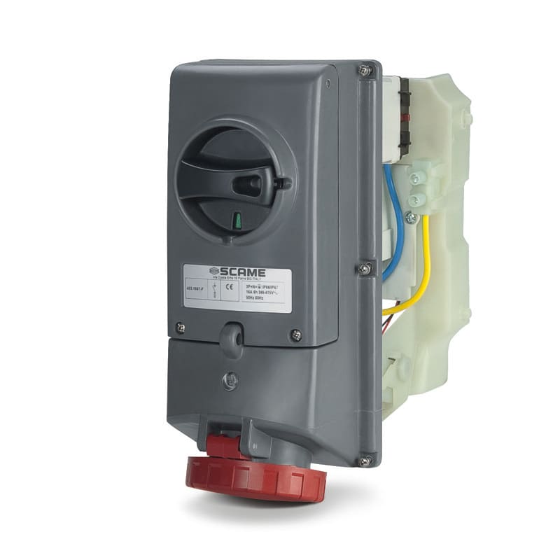 SCAME PARRE SPA - SCA403.16876-F PRESA INTERBL. 3P+N+T IP66/IP67 16A 7H