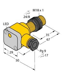 TURCK BANNER SRL - TUK40360 BI5-P18SK-Y1X