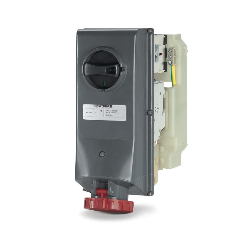 SCAME PARRE SPA - SCA403.63877 PRESA INTERBL. 3P+N+T IP66/IP67 63A 5H