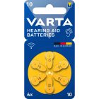 VARTA CONSUMER BATT - VAT24610101416 HEARING AID BATTERY 10 BLI 6