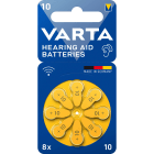 VARTA CONSUMER BATT - VAT24610101418 HEARING AID BATTERY 10 BLI 8