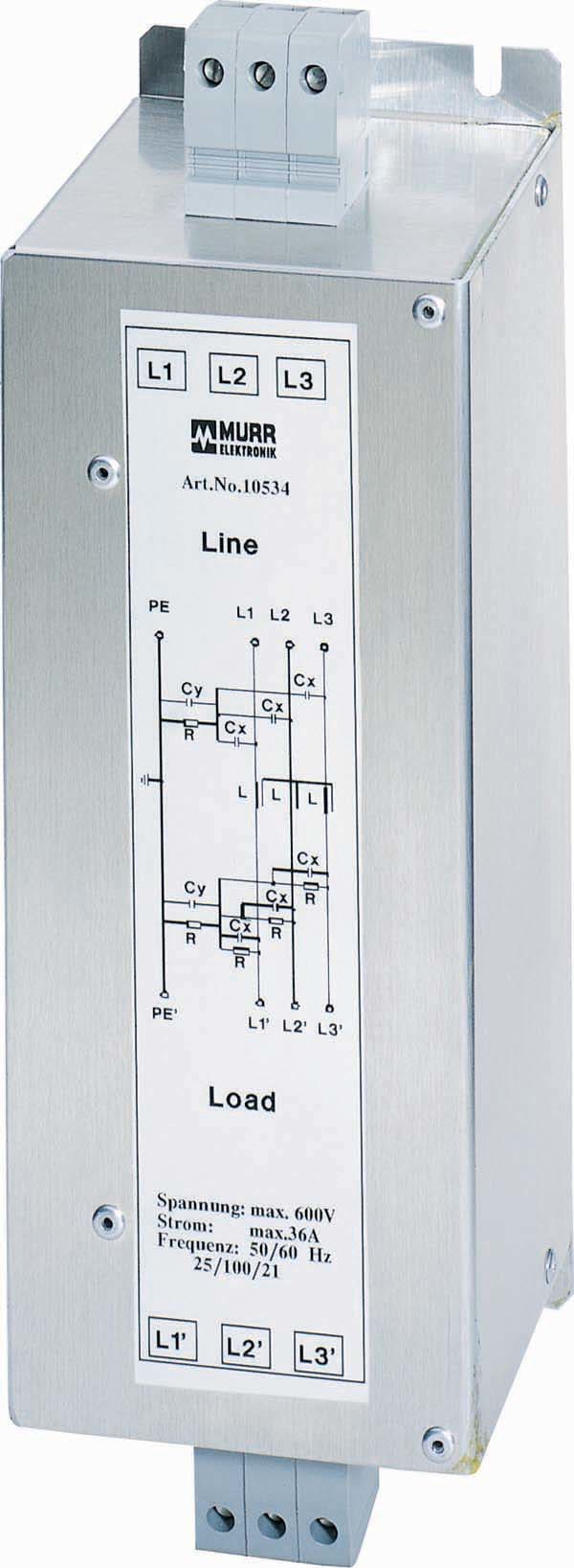 MURRELEKTRONIK SRL - MUE10534 MEF FILTRO EMC TRIFASE 1 LIVELLO