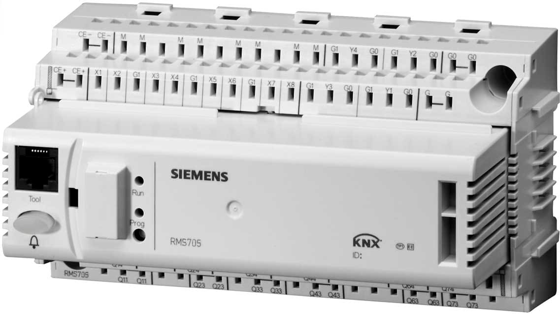 SIEMENS - BUILDING T - BCTS55370-C100 RMS705B CONTROLLORE 3 LOOP DIG KNX X AUT