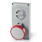 SCAME PARRE SPA - SCA405.6386 PRESA INCASSO OMNIA 63A 3P+T 6H IP67