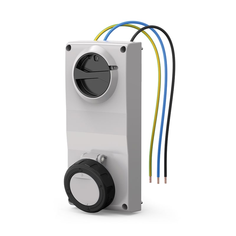 SCAME PARRE SPA - SCA407.32836 PRESA INCASSO PROXIMA 2P+T 32A  7H